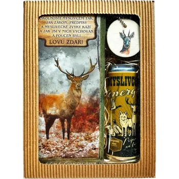 Dárkový potravinový koš Dárkový balíček pro myslivce – originální dárek k narozeninám