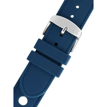 Řemínek na hodinky Silikonový řemínek Morellato Bracciano 5760187.062 M, modrý