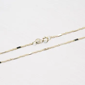 Řetízek Dámský řetízek žluté zlato 585 45-1128 délka 38 cm