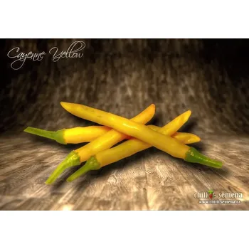 Semeno chilli-semena Cayenne Yellow