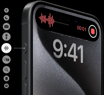 iPhone 15 Pro Max tlačítko akce