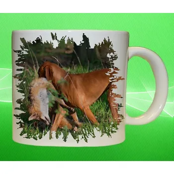 Moon River Lovu zdar pes s liškou hrnek pro myslivce obsah 75 ml