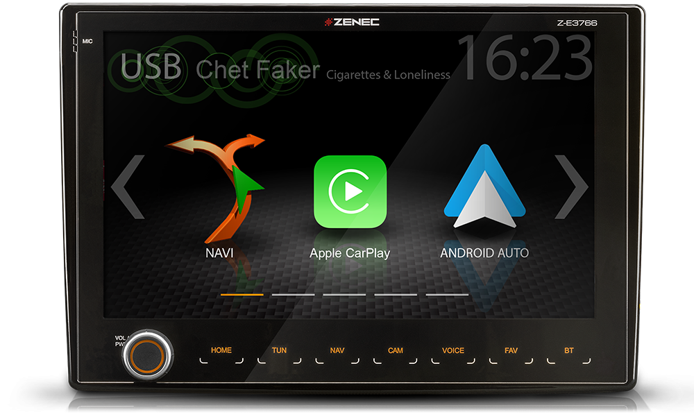 ZENEC Z-E3766 – NAVIGACE PRO FIAT, CITROËN A PEUGEOT (Zenec Z-E3766)