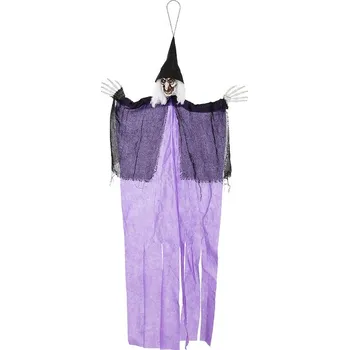 Party dekorace Funiglobal - Závěsná figurka čarodějnice -