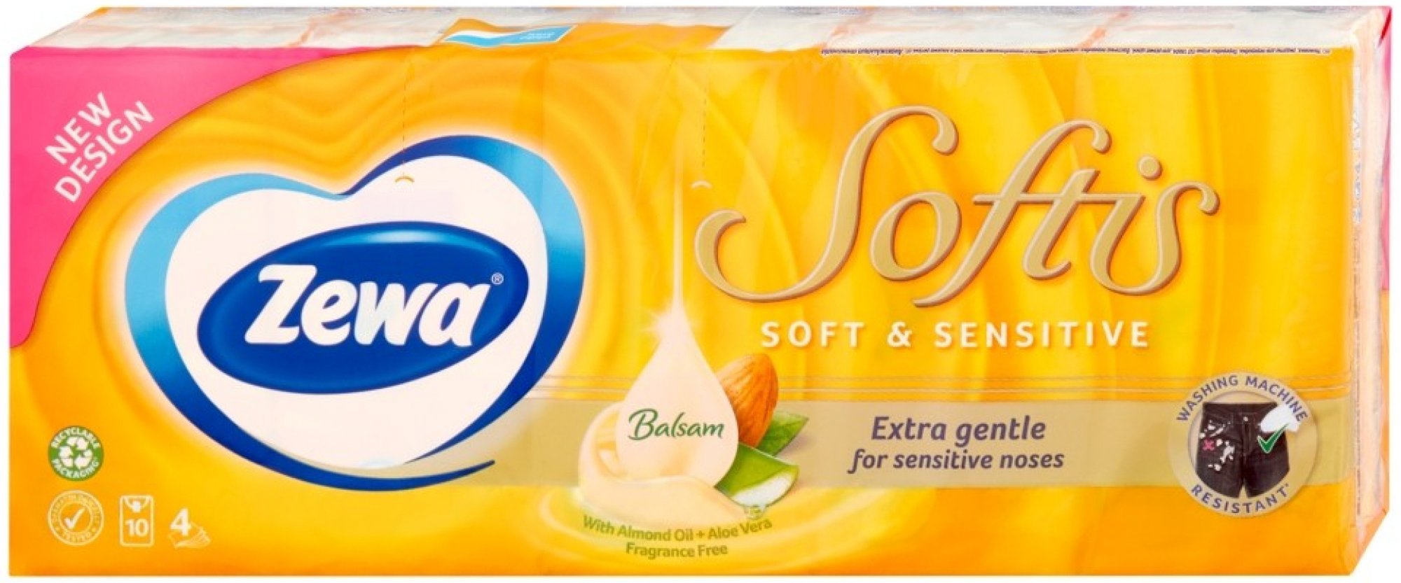 Zewa Softis Soft Sensitive 10 x 9 ks od 49 Kč Zbozi cz