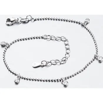 Náramek Dámský náramek stříbro 925 zirkony BST-14415 délka 21 cm