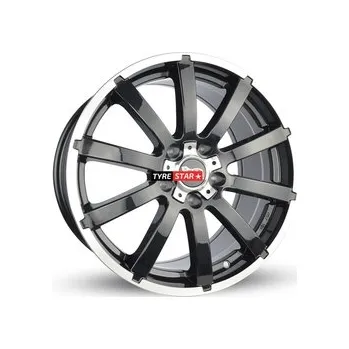 Alu kolo MAM W3 7x17 5x108 ET48 BLACK FRONT POLISH