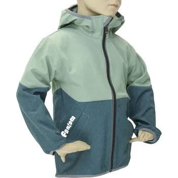 Dívčí bunda Bunda softshell Fantom dvoubarevná BUN 1205 petrolejový melír 2023 Velikost: 158