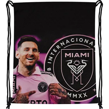 Městský batoh Vak-batoh Messi Miami jednostranný Barva: jet black