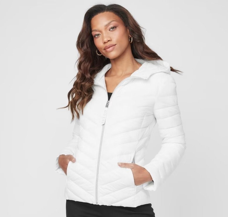 Guess Hebe Packable bílá Zbozi.cz