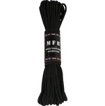 MFH Paracord lano 5 mm/15,24 m černé