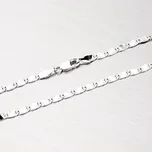 Dámský řetízek bílé zlato 585 uchvatný 45-1278 délka 42 cm