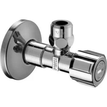 SCHELL regulační ventil DN15xDN10, rohový, s filtrem, mosaz, chrom