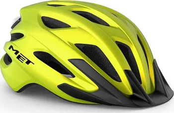 Cyklistická přilba MET Crossover Lime Yellow Metallic/Matt