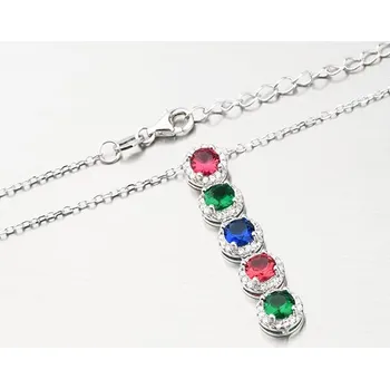 Náhrdelník Dámský náhrdelník stříbro 925 zirkon pro ženy N1603487-1905-SLX délka 45 cm