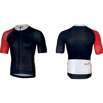 cyklistický dres Pánský cyklistický dres XLC Race JE-S21– modrá/červená/bílá - XXL