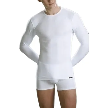 Pánské tričko Pánské tričko 214 Authentic white plus - CORNETTE Bílá 4XL