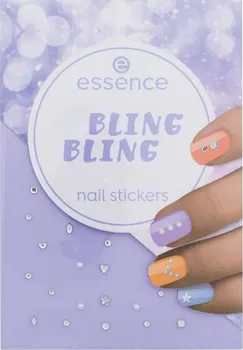 Essence Nail Stickers Bling Bling nalepovací kamínky na nehty 28 ks