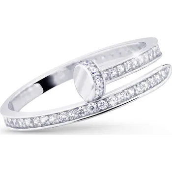 Prsten Cutie Jewellery Prsten z bílého zlata Z5020B Velikost: 56