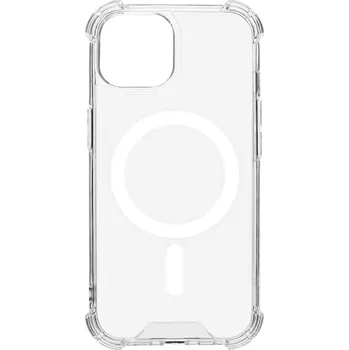 Pouzdro na mobilní telefon Pouzdro BACK TPU Plyo MagSafe pro Apple iPhone 15 Transparent