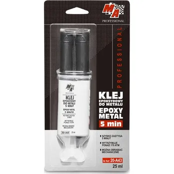 Průmyslové lepidlo MOJE AUTO Epoxidové lepidlo na kov 5 minut - stříkačka 25ml