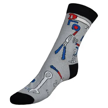 Ponožky Nářadí 2 39-42 šedá, černá