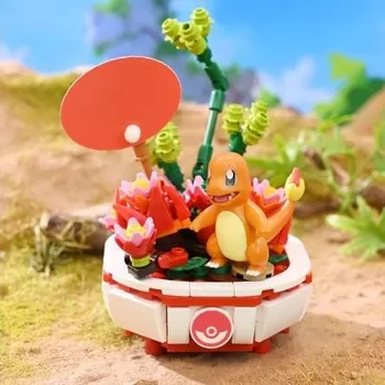 ostatní stavebnice Kreativní stavebnice - Pokémon s hrnkovou květinou Varianta: Charmander