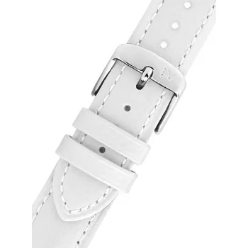 Řemínek na hodinky Kožený řemínek Morellato Erice 5763D85.017 M, bílý