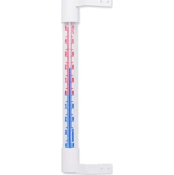 Domácí teploměr Teploměr okenní - Universal II šroubovací (2303) - skleněný, oboustranný úchyt