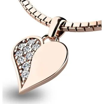 Přívěsek Dámský přívěsek přírodní diamant 0.108 ct G/SI 10880-CV-DIA délka řetízku 40 cm