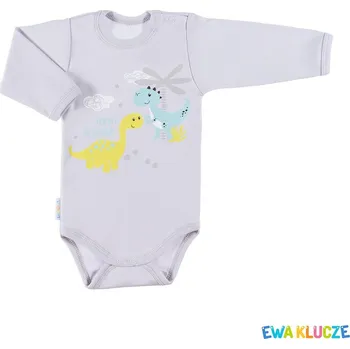 Kojenecký body Ewa Kojenecké body dl. rukáv vel. 68 šedá