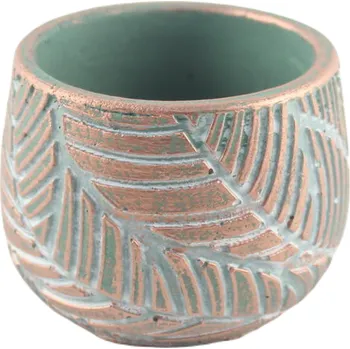 Obal na květináč Květináč dekor zlatý A 15,5 cm