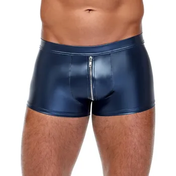 Pánské erotické prádlo NEK Matte Look Boxer Briefs 2133229 Dark Metallic Blue Velikost XL