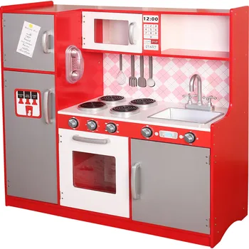 Wiky W015272 červená/šedá/bílá Dětská kuchyňka Wiky W015272 červená/šedá/bílá