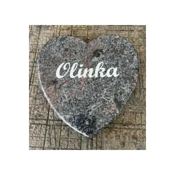 Smuteční dekorace Zvířecí pomník ve tvaru srdce Paradiso 20x20cm