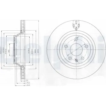 Brzdový kotouč Brzdový kotouč DELPHI BG4090