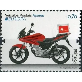 Poštovní známka (2013) MiNr. 585 ** - Portugalsko Azory - Europa: Poštovní vozidla