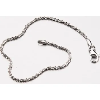 Náramek Dámský náramek stříbro 925 rhodiováním CHRS-ROCK-030 délka 19 cm