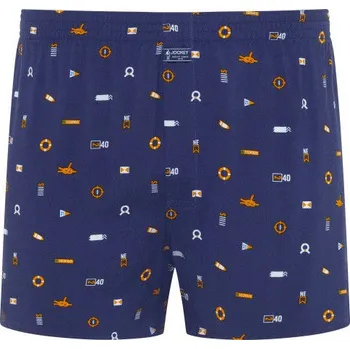 Trenýrky Pánské trenky 3102231 - B10 - Jockey tmavě modrá-potisk L