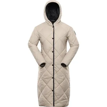 Dámský kabát kabát dámský NAX ZARGA krémový (kabát dámský NAX ZARGA krémový)