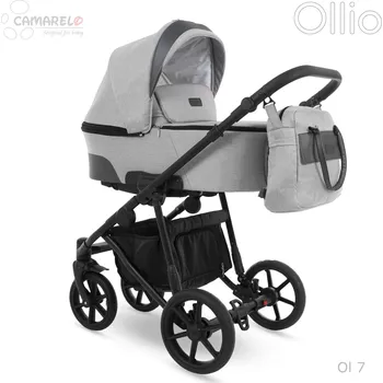 Kočárek Dětský kočárek Camarelo Ollio, Ollio-7 Světlá šedá