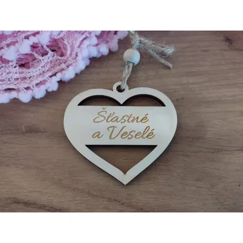 Vánoční dekorace Vánoční ozdoba s nápisem Irini