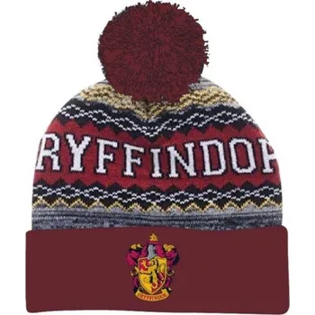 Čepice Zimní Čepice Harry Potter Gryffindor vínová 54-56 cm 56
