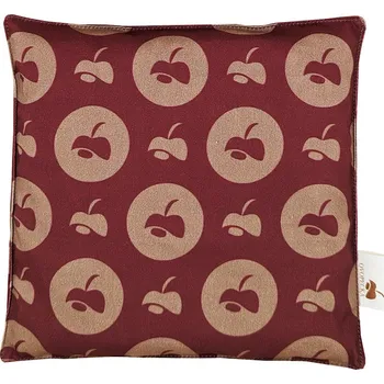 Termofor Ovopecka nahřívací polštářek s třešňovými peckami Ovo-vínová 20x20 cm