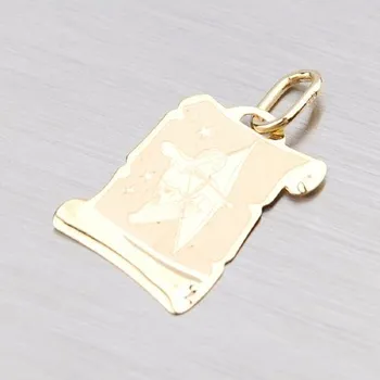 Přívěsek Přívěsek žluté zlato 585 pergamen - Střelec 2-280-09