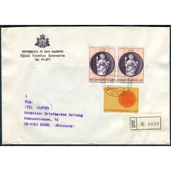 Poštovní známka R - dopis - San Marino