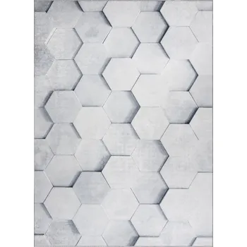 Koberec Hans Home Kusový koberec ANDRE Hexagon 3D 1180 - 120x170