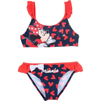 Dívčí plavky Tmavě modré dvoudílné plavky Minnie Mouse Velikost: 116
