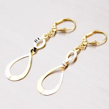 Náušnice Dámské náušnice zlato mix 585 visací 113-1282