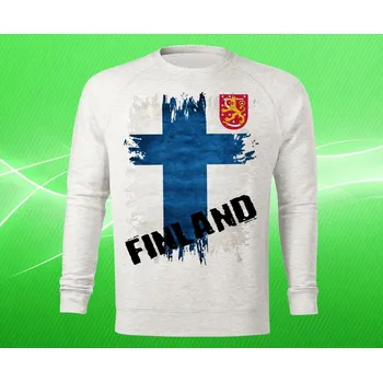 Pánská mikina mikina s vlajkou FINSKA